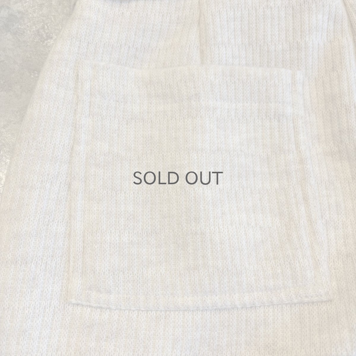 画像10: IVORY COLOR DESIGN KNIT PANTS / W26~W34 (10)