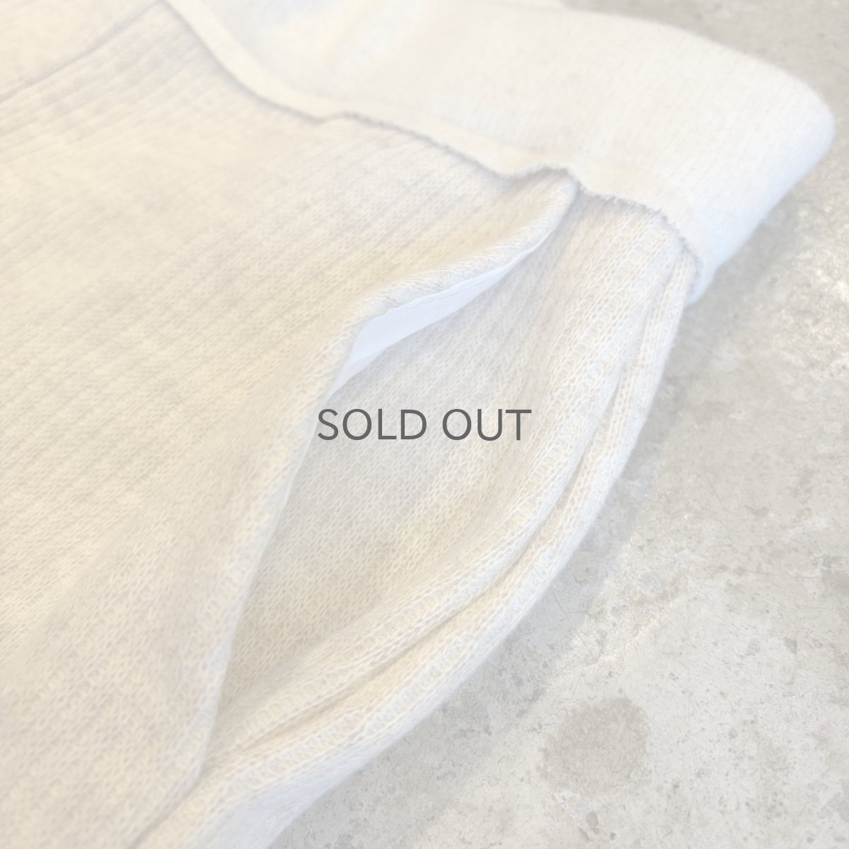 画像6: IVORY COLOR DESIGN KNIT PANTS / W26~W34 (6)