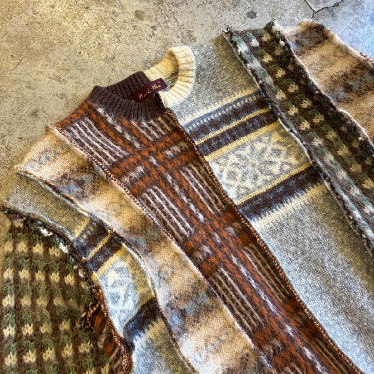 画像3: 【Wiz&Witch】"UNITED" DECORATIVE KNIT / OS (3)