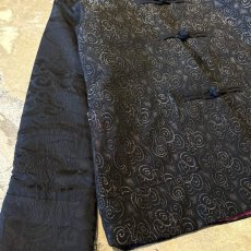 画像5: ALL OVER PATTERN COLOR LINER CHINA BUTTON JACKET / Mens L (5)