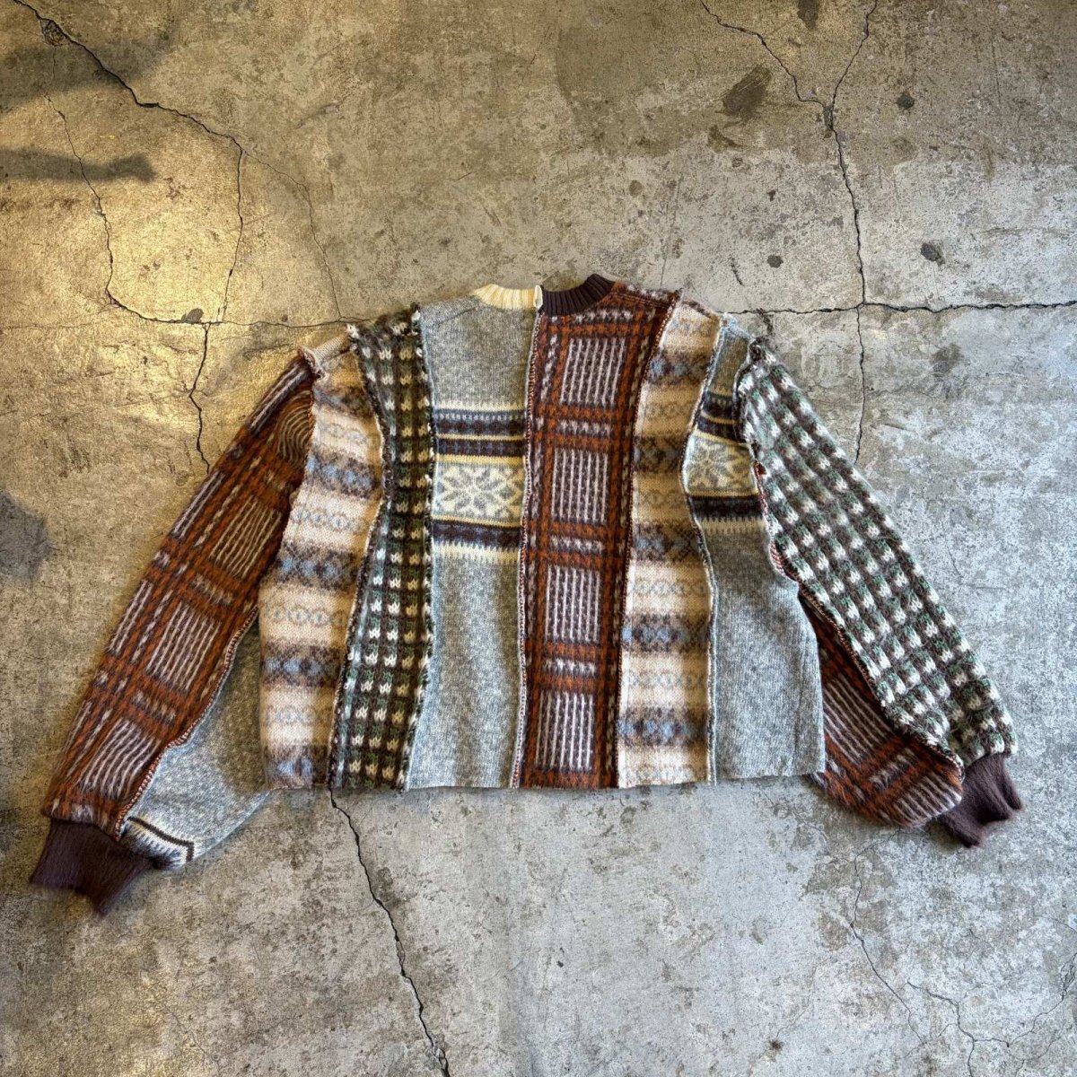 画像2: 【Wiz&Witch】"UNITED" DECORATIVE KNIT / OS (2)