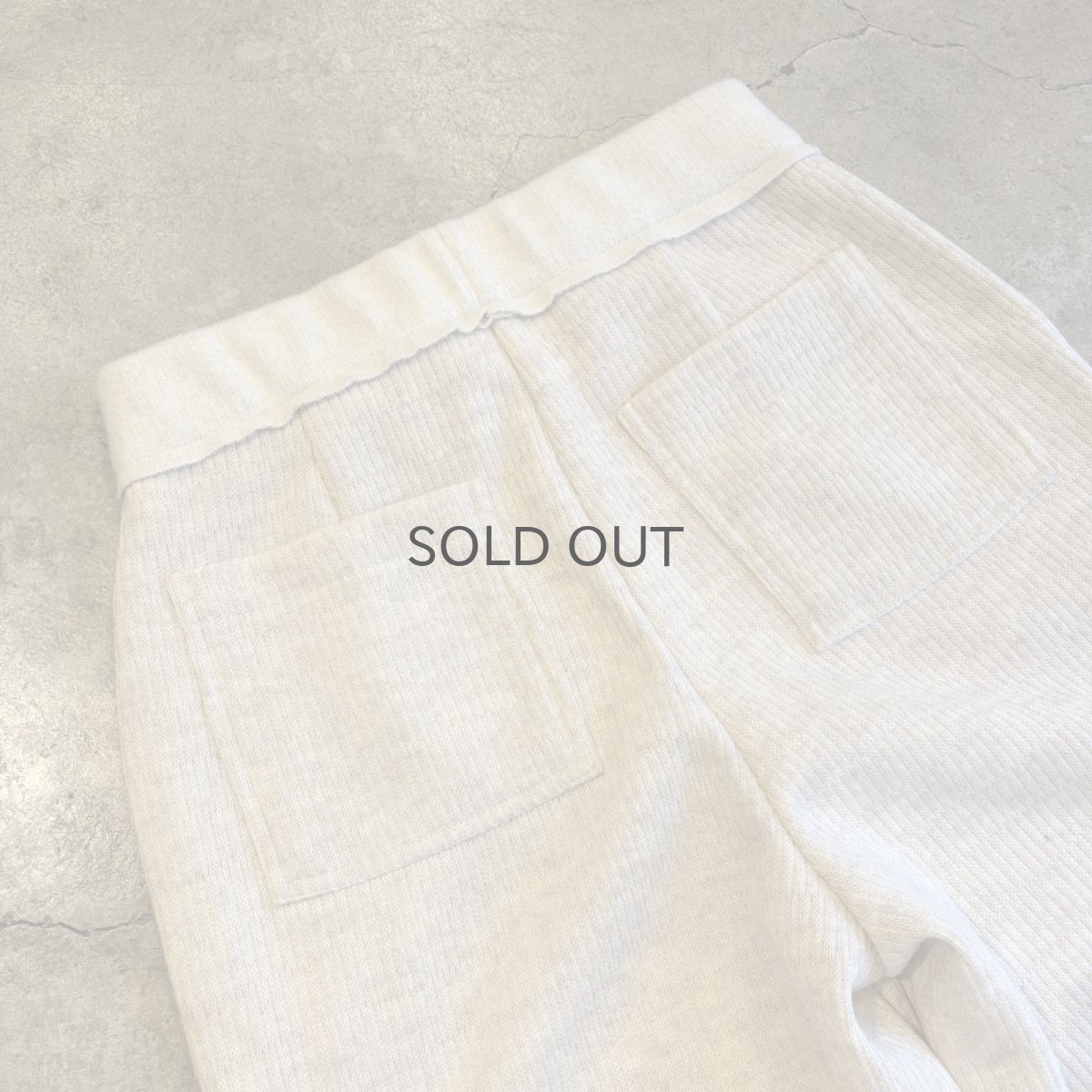 画像9: IVORY COLOR DESIGN KNIT PANTS / W26~W34 (9)