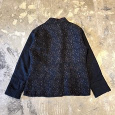 画像2: ALL OVER PATTERN COLOR LINER CHINA BUTTON JACKET / Mens L (2)