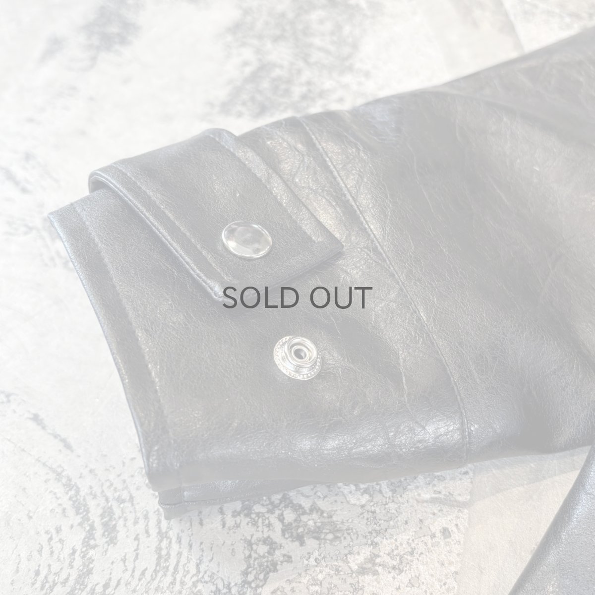 画像7: FAUX LEATHER HI-NECK FIREMAN JACKET / Mens L (7)