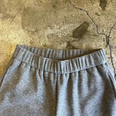 画像10: 2 WAY SKIRT LAYERED DESIGN SOFT FLARE SWEAT PANTS / W22~W30 (10)