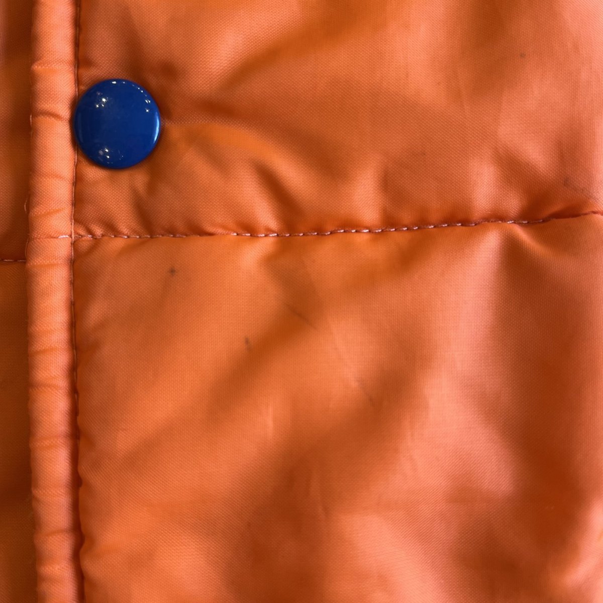 画像14: OLD BI COLOR DEUBLE POCKET DESIGN QUILTING VEST / Ladies L (14)