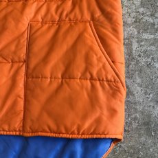 画像10: OLD BI COLOR DEUBLE POCKET DESIGN QUILTING VEST / Ladies L (10)