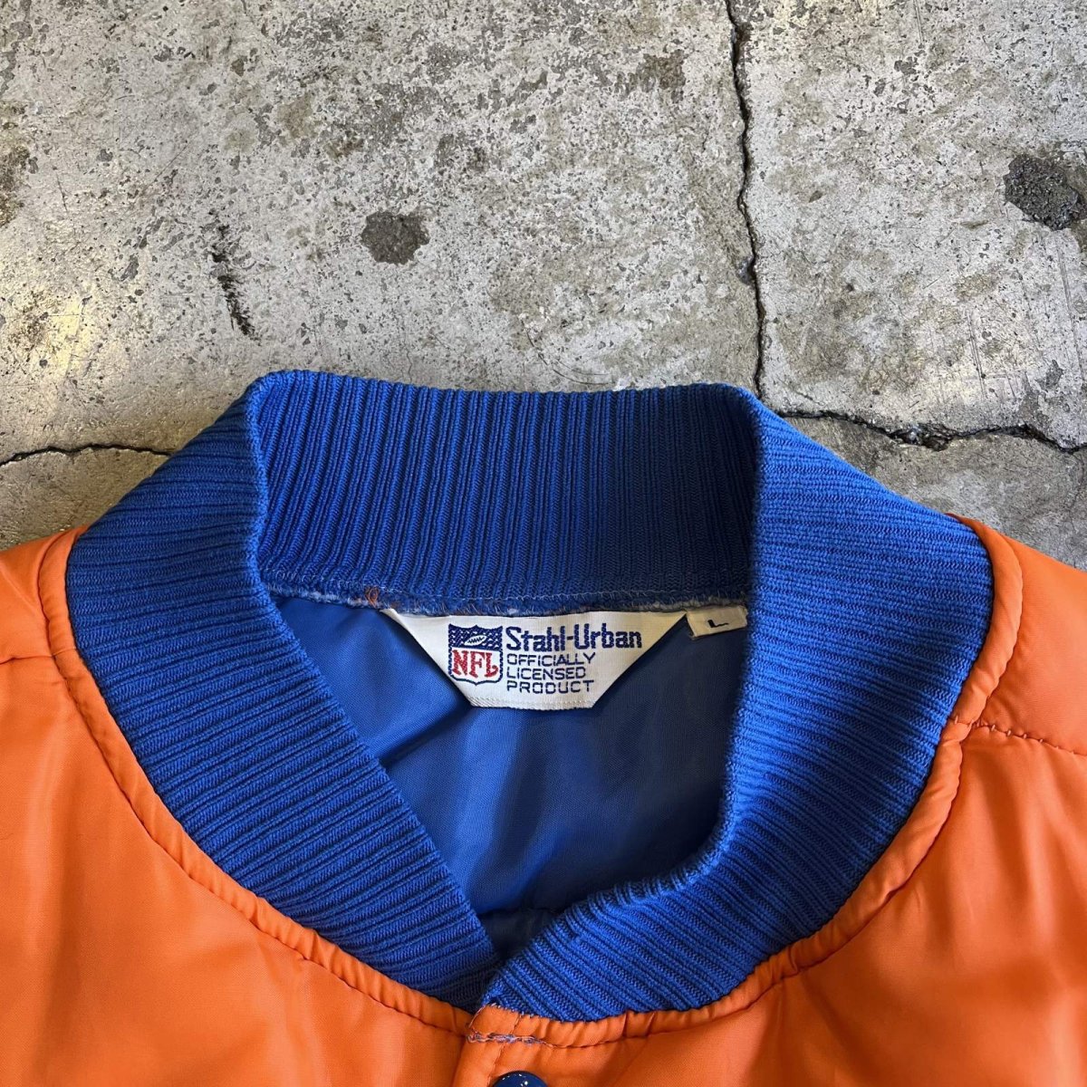 画像7: OLD BI COLOR DEUBLE POCKET DESIGN QUILTING VEST / Ladies L (7)