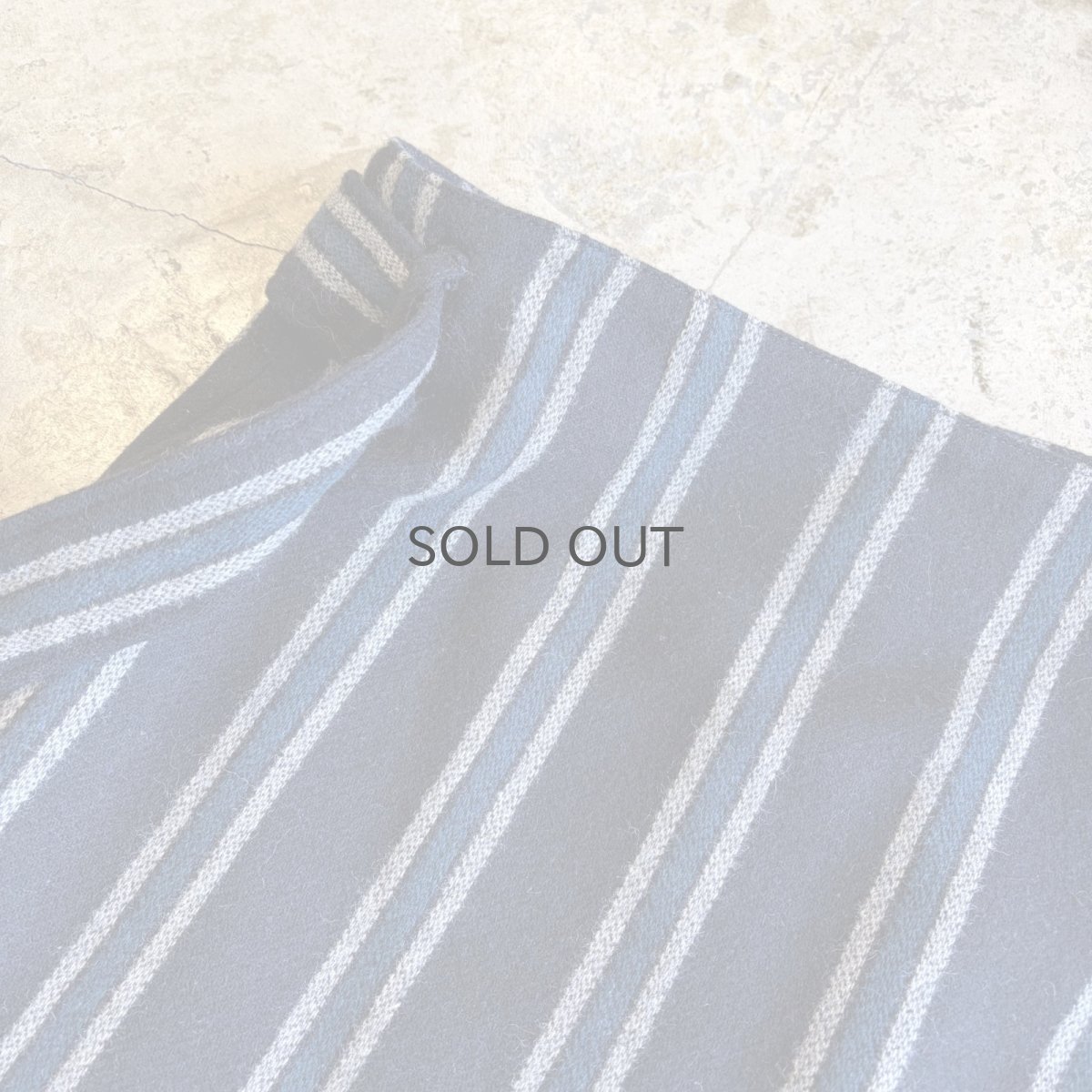 画像7: STRIPE PATTERN SLIT DESIGN BELT SKIRT / FREE~W30 (7)