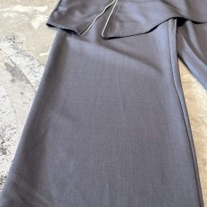 画像7: 【WONDERGROUND】ZIP SKIRT LAYERED BELTED SLACKS / GREY / OS (7)