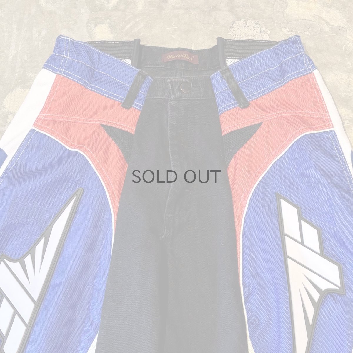 画像10: 【Wiz&Witch】"UNITED" MOTO-X WIDE DENIM PANTS / OS (10)
