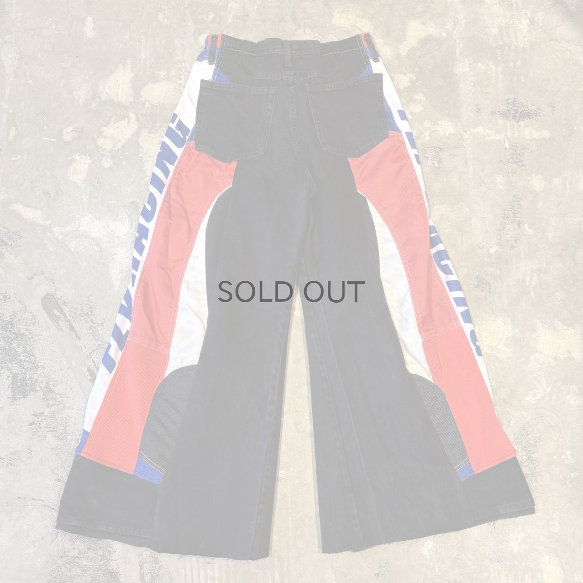 画像2: 【Wiz&Witch】"UNITED" MOTO-X WIDE DENIM PANTS / OS (2)