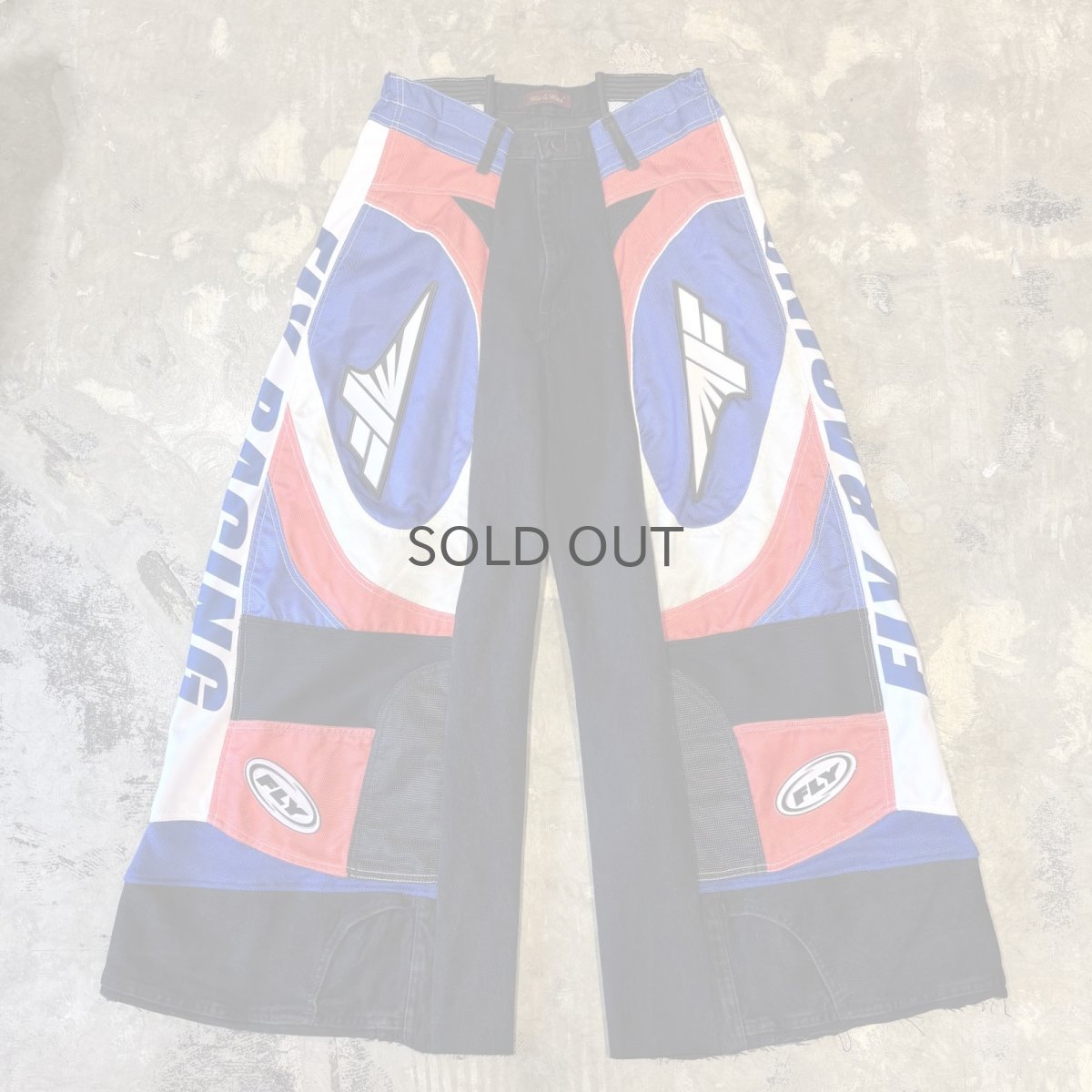画像1: 【Wiz&Witch】"UNITED" MOTO-X WIDE DENIM PANTS / OS (1)