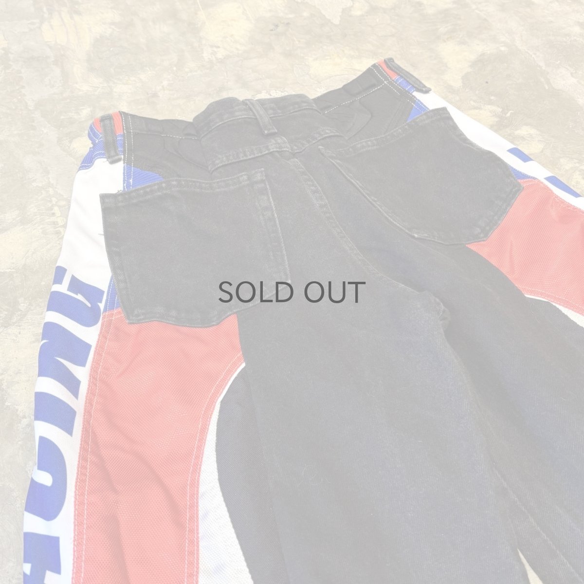 画像9: 【Wiz&Witch】"UNITED" MOTO-X WIDE DENIM PANTS / OS (9)