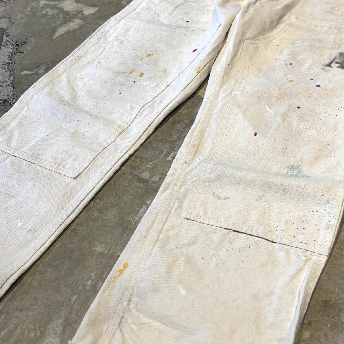 画像6: 【CARHARTT】SPLASH DOUBLE KNEE PAINTER PANTS / W35 / MADE IN USA (6)