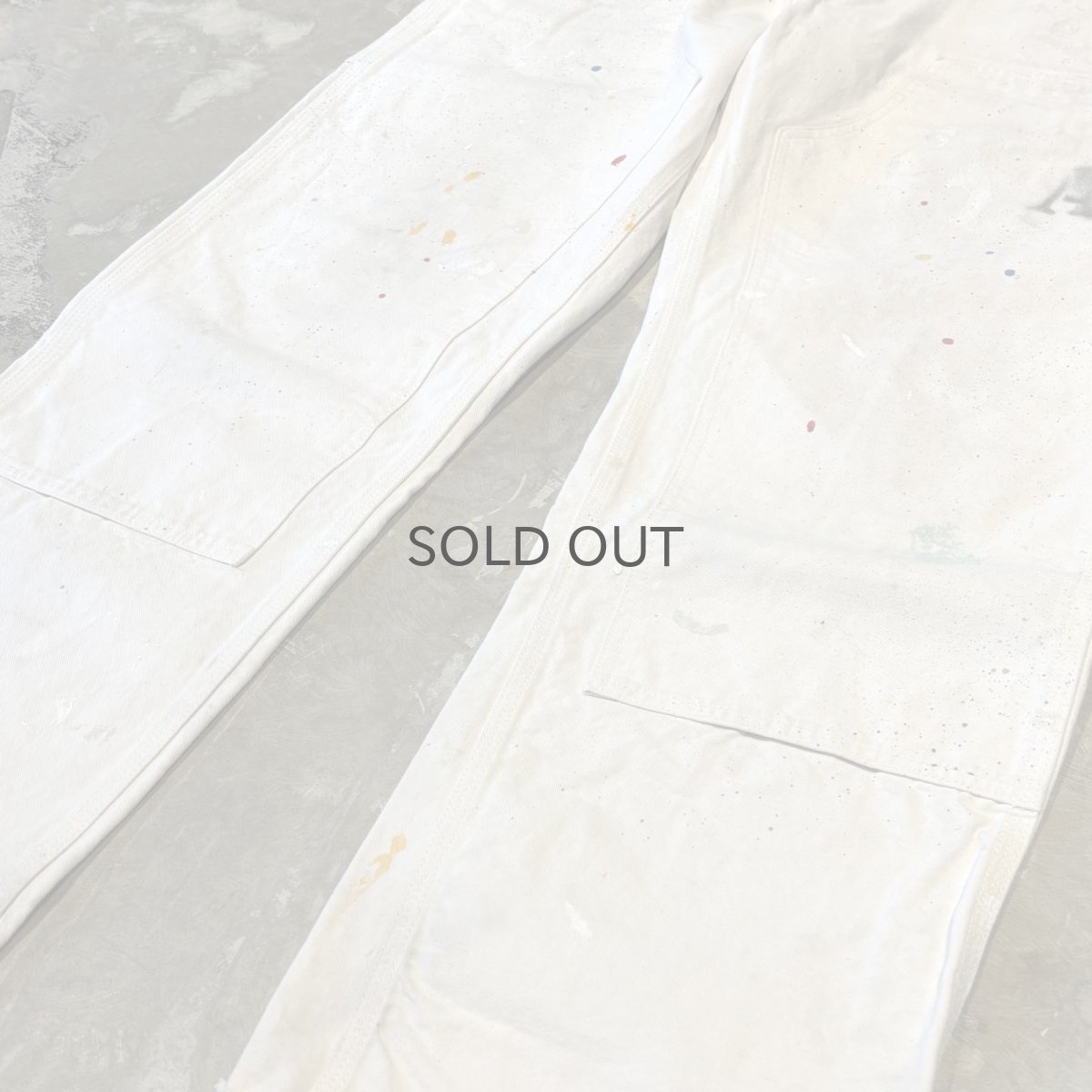 画像6: 【CARHARTT】SPLASH DOUBLE KNEE PAINTER PANTS / W35 / MADE IN USA (6)