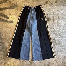 画像1: 【Wiz&Witch】"UNITED" SPORTY DENIM PANTS / OS (1)