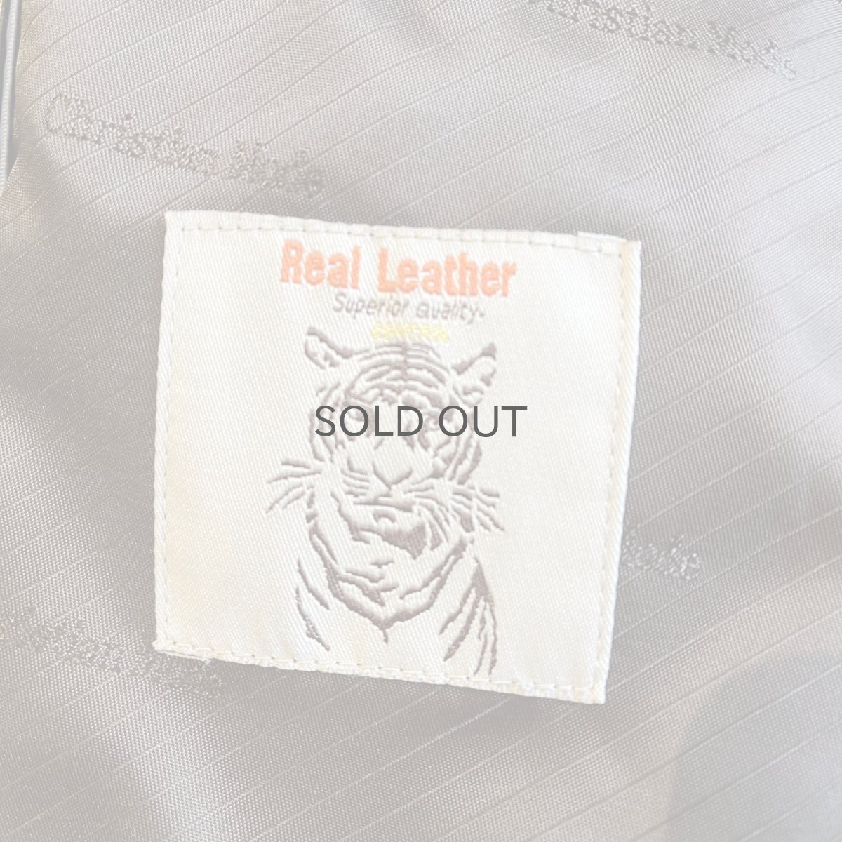 画像15: BLACK COLOR REAL LEATHER OVER DESIGN TAILORED JACKET / Ladies L (15)