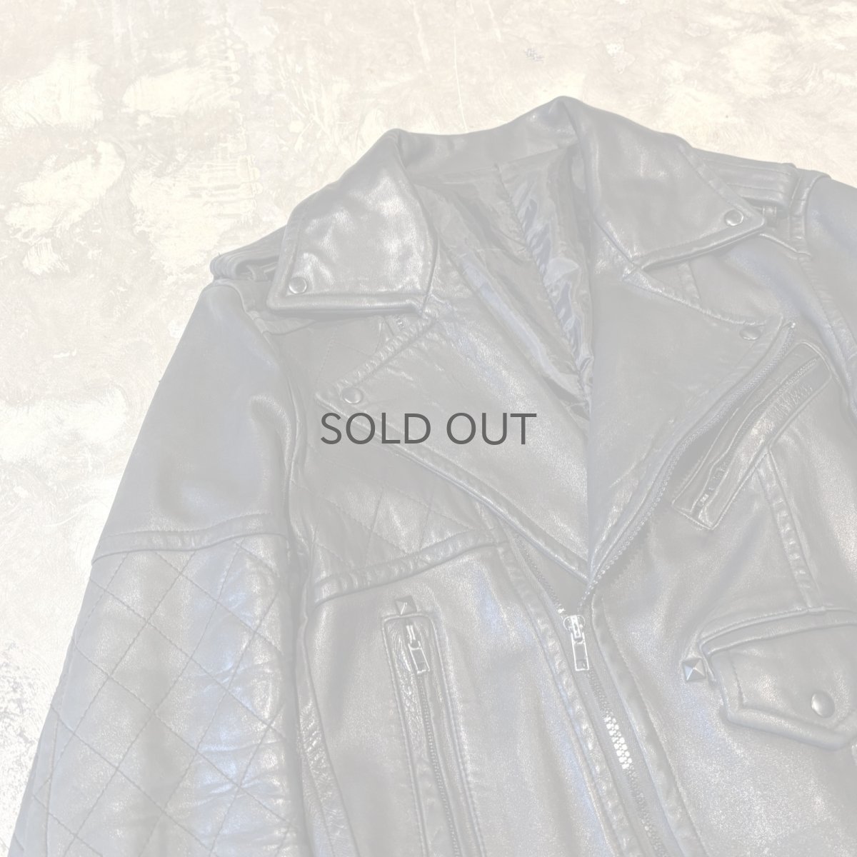 画像3: BLACK REAL LEATHER DOUBLE ZIP RIDERS JACKET / Mens M~L (3)