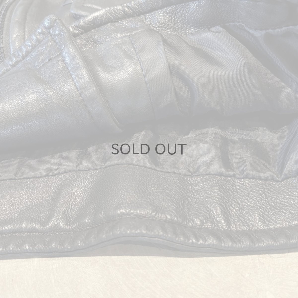 画像8: BLACK REAL LEATHER DOUBLE ZIP RIDERS JACKET / Mens M~L (8)