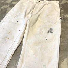 画像4: 【CARHARTT】SPLASH DOUBLE KNEE PAINTER PANTS / W35 / MADE IN USA (4)