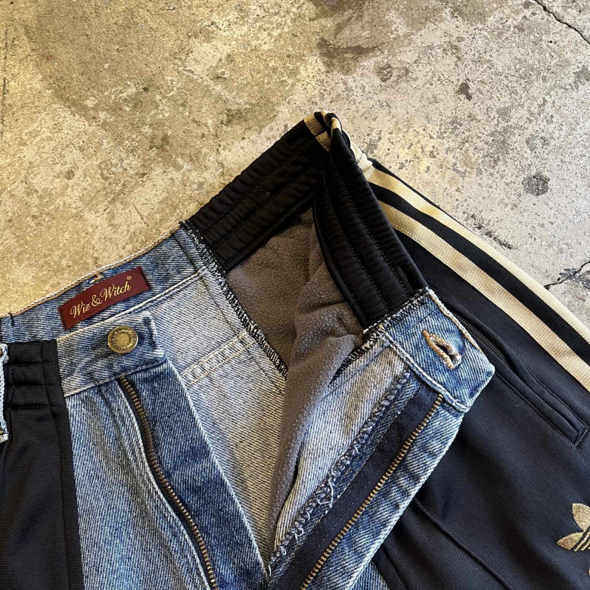 画像9: 【Wiz&Witch】"UNITED" SPORTY DENIM PANTS / OS (9)