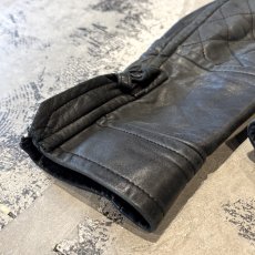 画像7: BLACK REAL LEATHER DOUBLE ZIP RIDERS JACKET / Mens M~L (7)