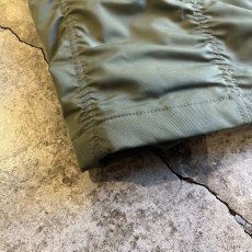 画像3: FRONT ZIP UP GATHER DESIGN NYLON LONG SKIRT / W25~W34 (3)