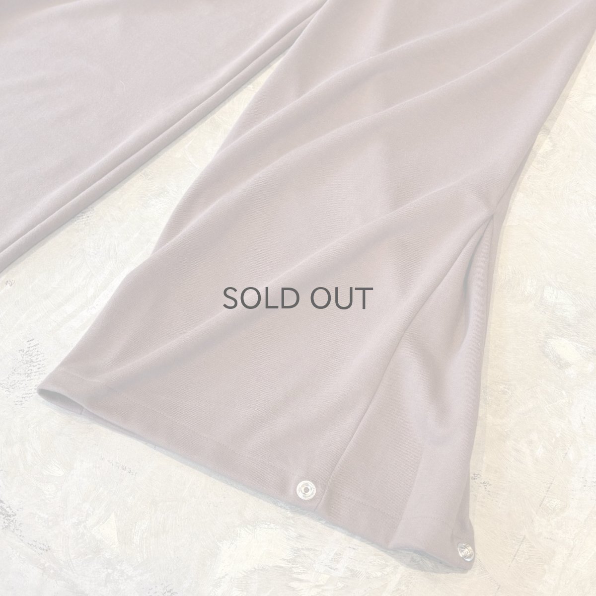 画像9: 【WONDERGROUND】D-CODE LAYERED WIDE SUWEAT PANTS / BROWN / OS (9)