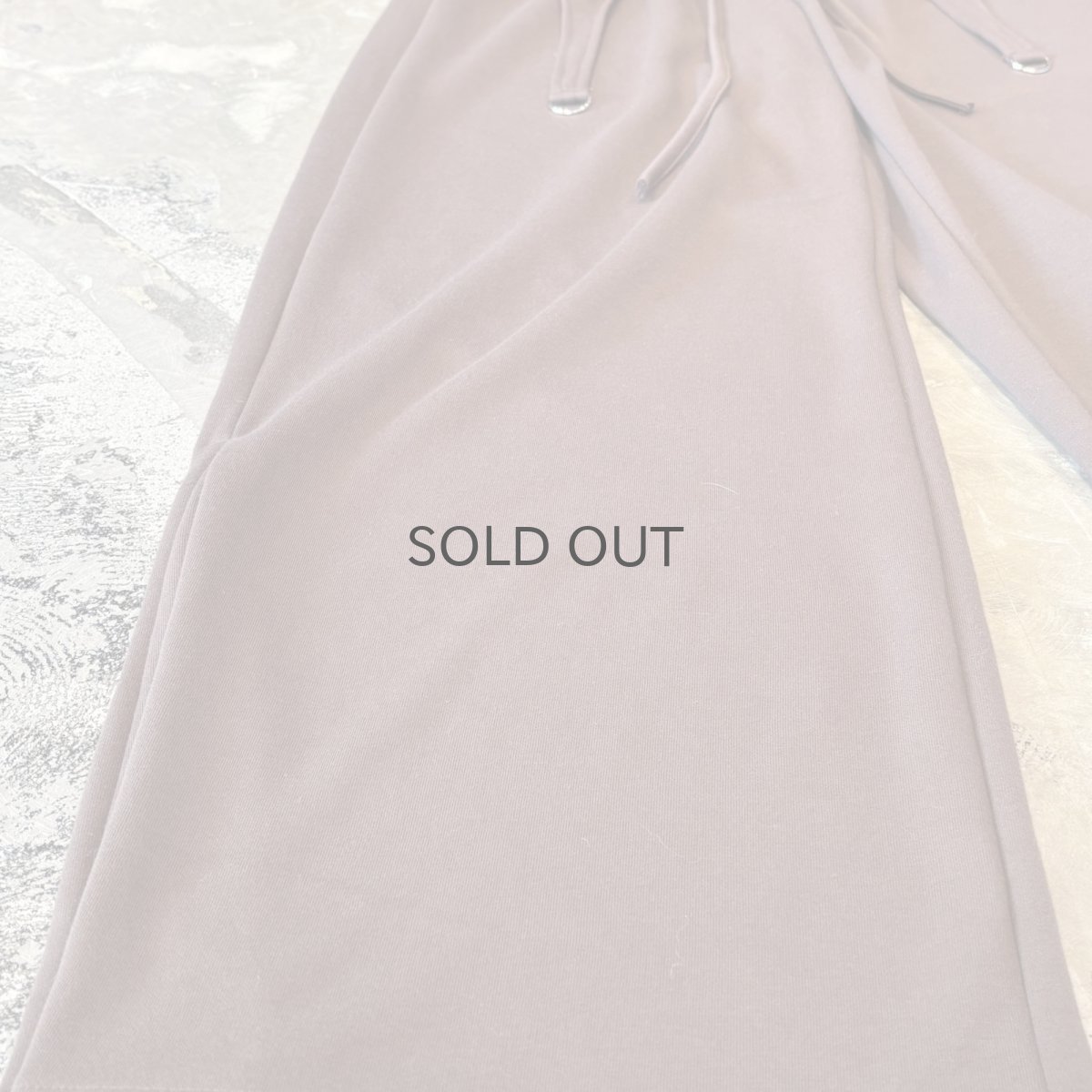 画像7: 【WONDERGROUND】D-CODE LAYERED WIDE SUWEAT PANTS / BROWN / OS (7)