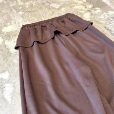 画像10: 【WONDERGROUND】D-CODE LAYERED WIDE SUWEAT PANTS / BROWN / OS (10)