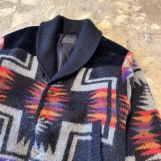 画像4: 80~90'S SUEDE LEATHER × WOOL KNIT SWITCHED JACKET / Mens L (4)