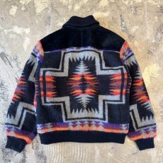 画像2: 80~90'S SUEDE LEATHER × WOOL KNIT SWITCHED JACKET / Mens L (2)