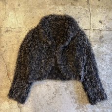 画像1: CURLING FUR DESIGN SHORT JACKET / Ladies S~M (1)