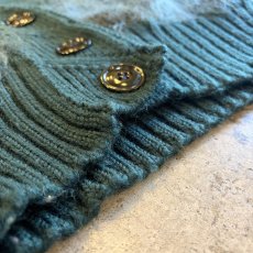 画像11: MIX COLOR MOHAIR DESIGN KNIT CARDIGAN / Ladies L (11)