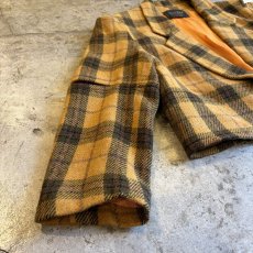 画像5: 【Wiz&Witch】"TRANSFORM" WOOL CHECK TAYLOR JACKET / OS (5)