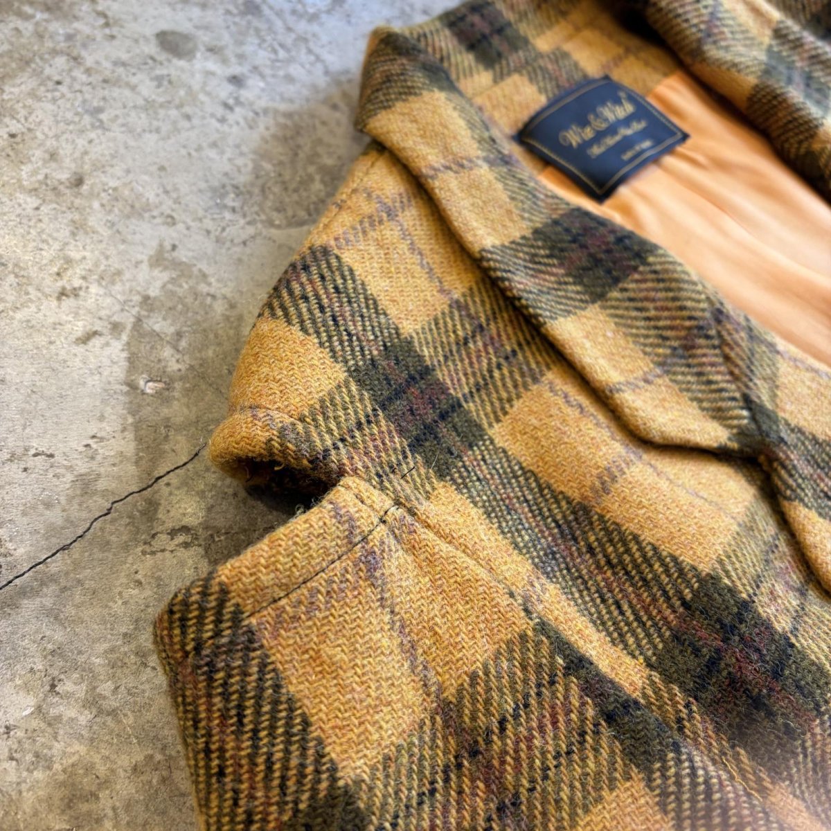 画像6: 【Wiz&Witch】"TRANSFORM" WOOL CHECK TAYLOR JACKET / OS (6)