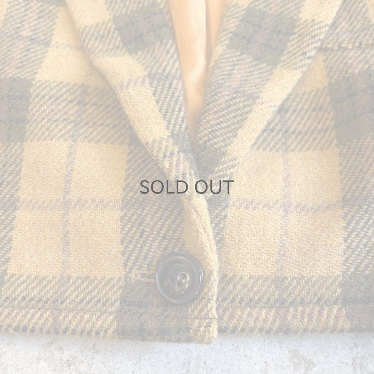 画像4: 【Wiz&Witch】"TRANSFORM" WOOL CHECK TAYLOR JACKET / OS (4)