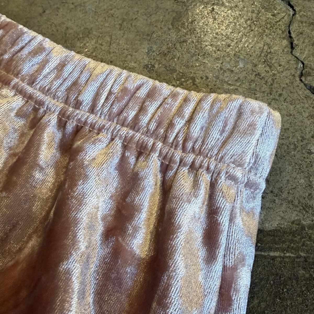 画像6: PINK COLOR VELVET BACK SLIT SKIRT / W25~W34 (6)