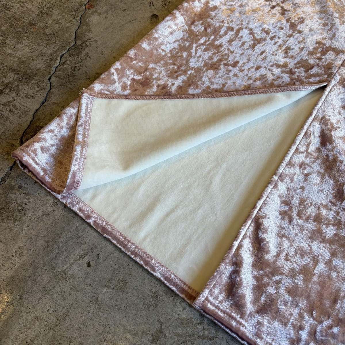 画像9: PINK COLOR VELVET BACK SLIT SKIRT / W25~W34 (9)