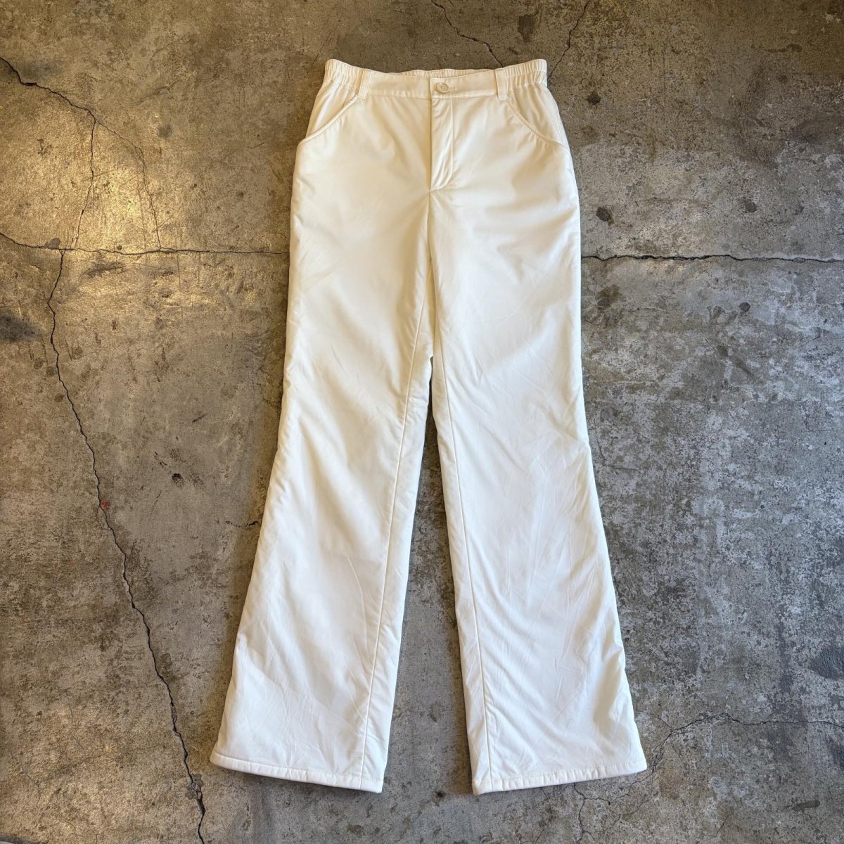 画像1: WHITE COLOR DESIGN SKI PANTS / W26~W31 (1)