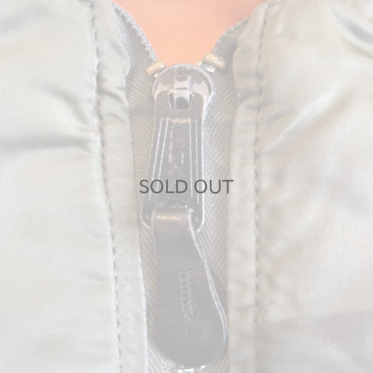 画像12: 【ALPHA】KHAKI COLOR REVERSIBLE DESIGN NYLON MA-1 JACKET / Ladies L M) / MADE IN USA (12)