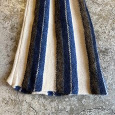 画像5: ALL OVER MULTI STRIPE PATTERN SOFT FLARE DESIGN KNIT PANTS / W26~32 (5)