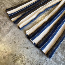 画像4: ALL OVER MULTI STRIPE PATTERN SOFT FLARE DESIGN KNIT PANTS / W26~32 (4)