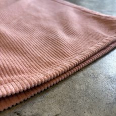 画像12: PINK COLOR CORDUROY DESIGN WIDE PANTS / W27 (12)