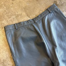 画像8: BLUE COLOR REAL LEATHER PANTS / W31 (8)