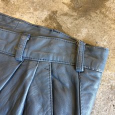 画像6: BLUE COLOR REAL LEATHER PANTS / W31 (6)