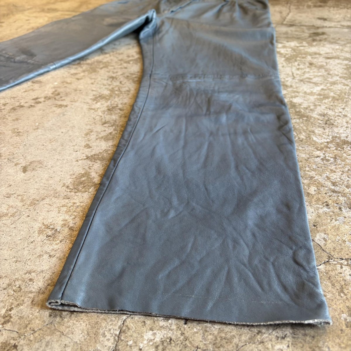 画像4: BLUE COLOR REAL LEATHER PANTS / W31 (4)