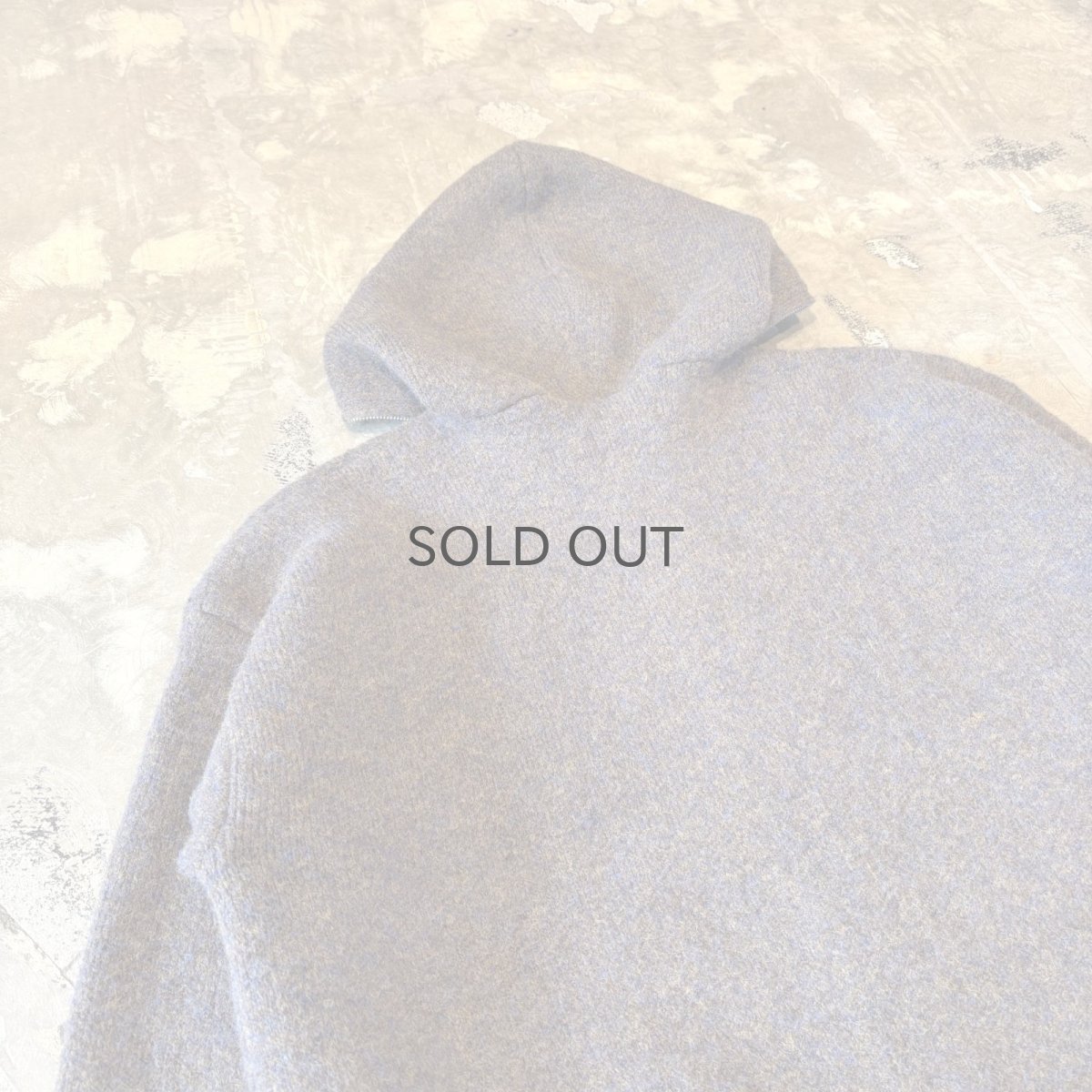 画像9: 【WONDERGROUND】DOUBLE ZIP UP KNIT HOODIE JACKET / BROWN / OS (9)