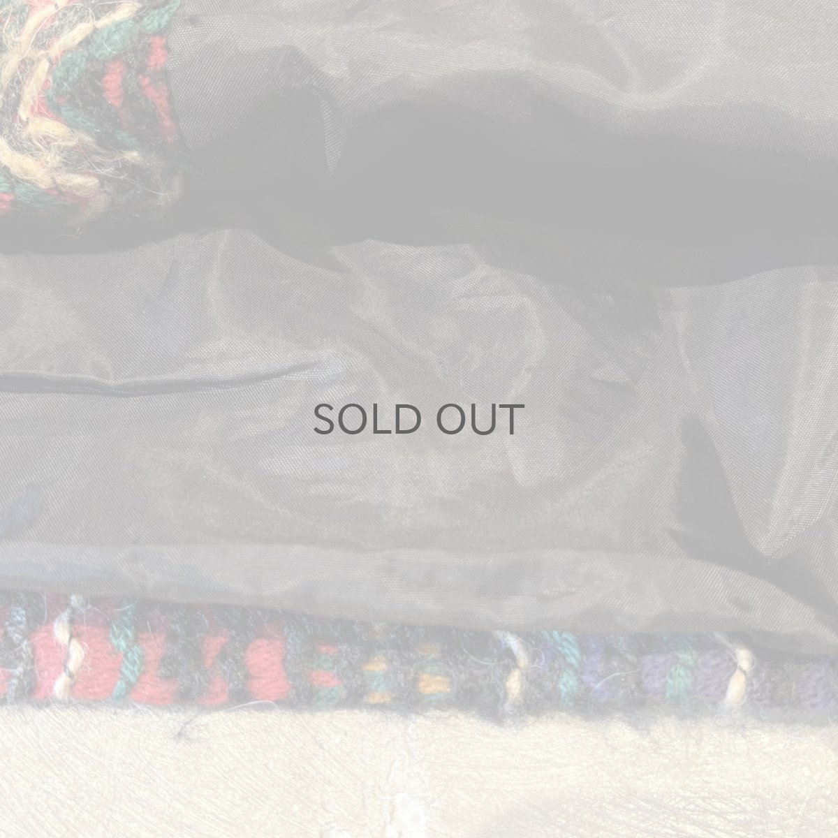 画像8: ALL OVER KNITTING PATTERN TAILORED JACKET / Mens M / MADE IN USA (8)